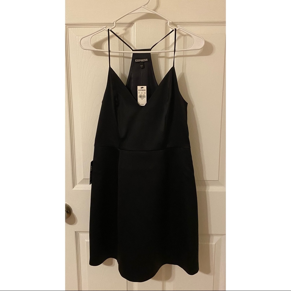 NWT Black Express Mini A-Line Dress